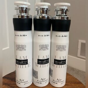 I Am White Air Freshener 3 pack